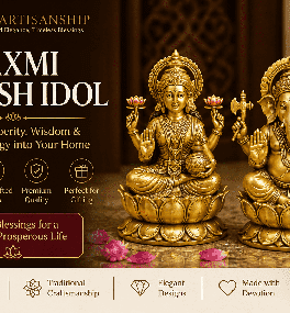 buy-handcrafted-laxmi-ganesh-idol-online