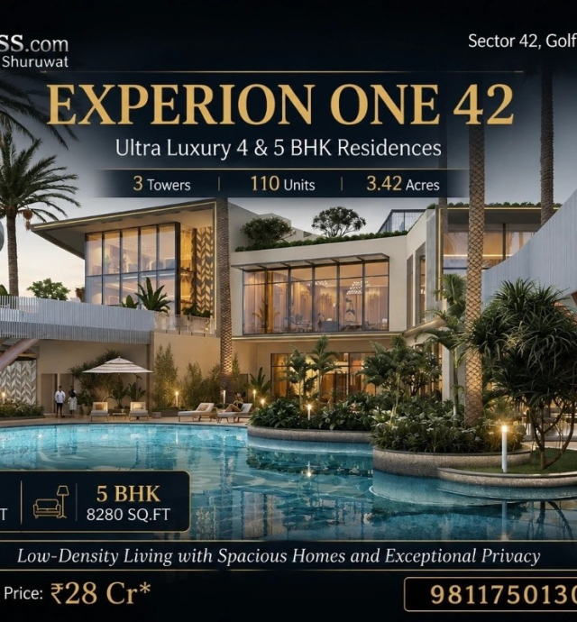 experion-one-42-golf-course-road-luxury-homes-in-sector-42-gurgaon